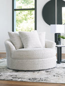 Cuddle Plush Oversized Swivel Accent Chair - Watson's 87 Furniture (Middlefield,OH)