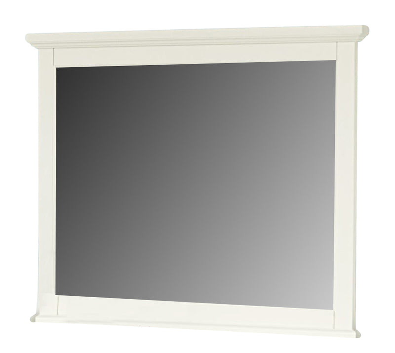Vaughan-Basset Bonanza Landscape Mirror in White - Watson's 87 Furniture (Middlefield,OH)