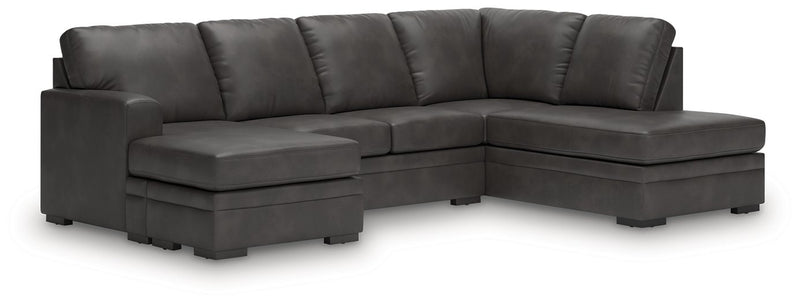 Lofton-Pike Sectional with Chaise - Watson's 87 Furniture (Middlefield,OH)