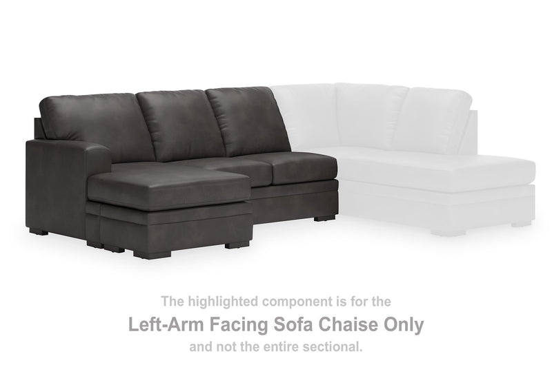 Lofton-Pike Sectional with Chaise - Watson's 87 Furniture (Middlefield,OH)