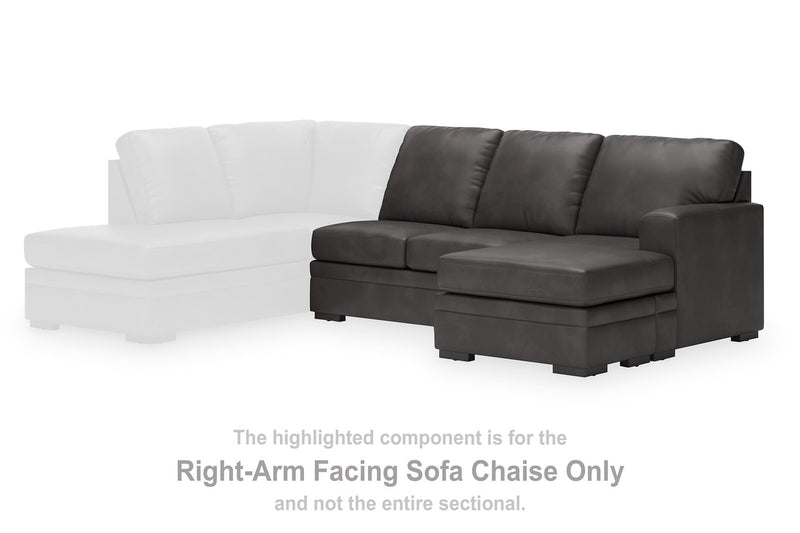 Lofton-Pike Sectional with Chaise - Watson's 87 Furniture (Middlefield,OH)