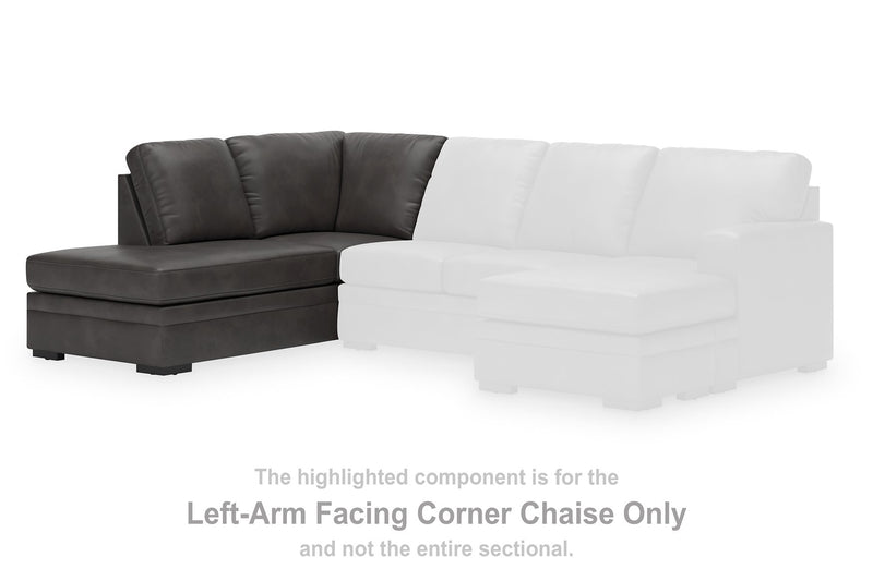 Lofton-Pike Sectional with Chaise - Watson's 87 Furniture (Middlefield,OH)