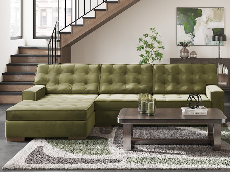 Caspian-Town Sectional with Chaise - Watson's 87 Furniture (Middlefield,OH)