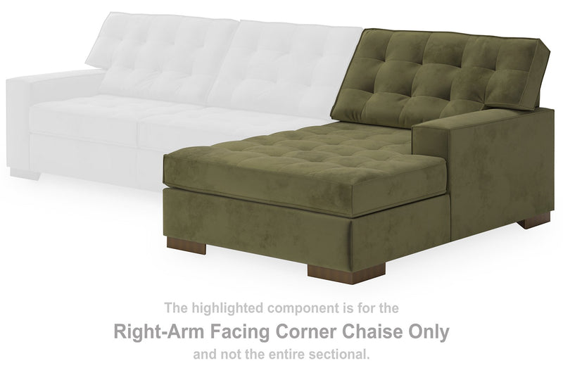 Caspian-Town Sectional with Chaise - Watson's 87 Furniture (Middlefield,OH)