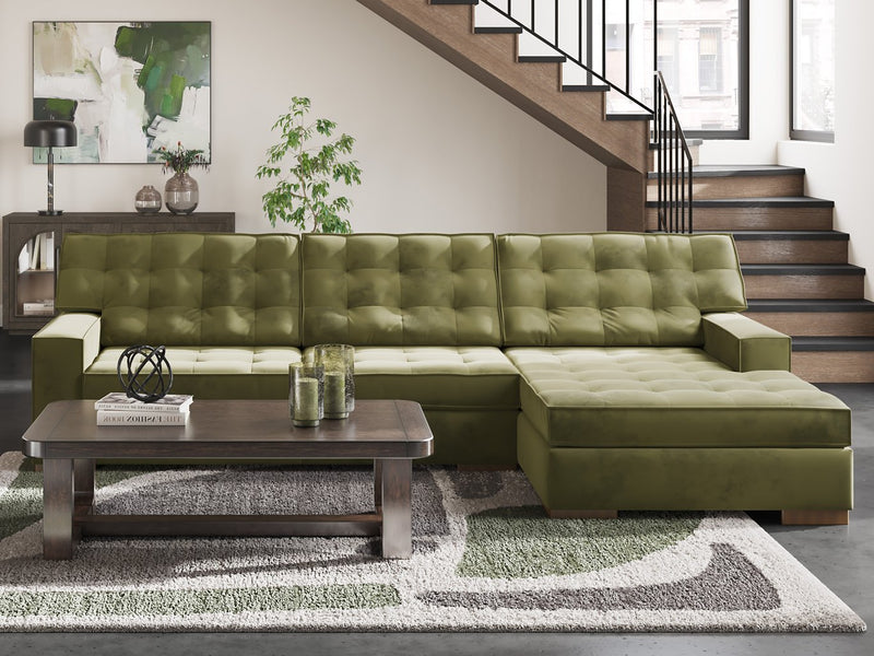 Caspian-Town Sectional with Chaise - Watson's 87 Furniture (Middlefield,OH)