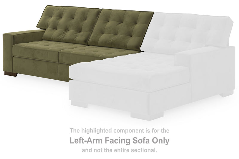 Caspian-Town Sectional with Chaise - Watson's 87 Furniture (Middlefield,OH)