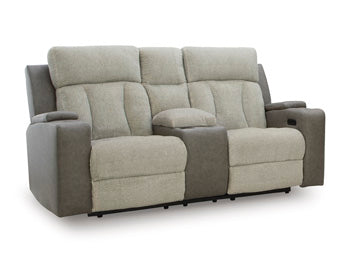 WhipLash Power Reclining Loveseat with Console - Watson's 87 Furniture (Middlefield,OH)