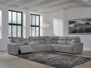 Modmax Reclining Sectional with Console - Watson's 87 Furniture (Middlefield,OH)