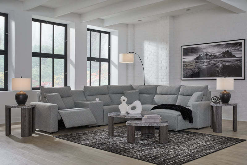 Modmax Power Reclining Sectional with Chaise - Watson's 87 Furniture (Middlefield,OH)