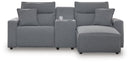 Modmax Power Reclining Sectional with Chaise - Watson's 87 Furniture (Middlefield,OH)