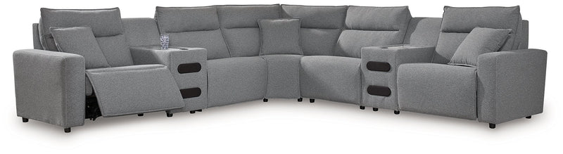 Modmax Power Reclining Sectional with Chaise - Watson's 87 Furniture (Middlefield,OH)