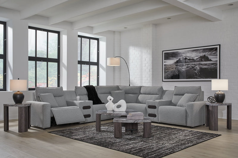 Modmax Power Reclining Sectional with Chaise - Watson's 87 Furniture (Middlefield,OH)