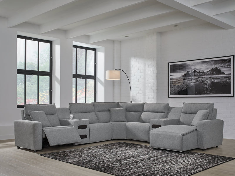 Modmax Power Reclining Sectional with Chaise - Watson's 87 Furniture (Middlefield,OH)