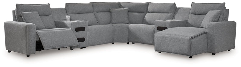 Modmax Power Reclining Sectional with Chaise - Watson's 87 Furniture (Middlefield,OH)