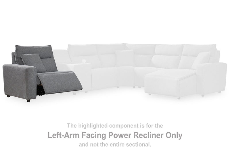 Modmax Reclining Sectional with Console - Watson's 87 Furniture (Middlefield,OH)