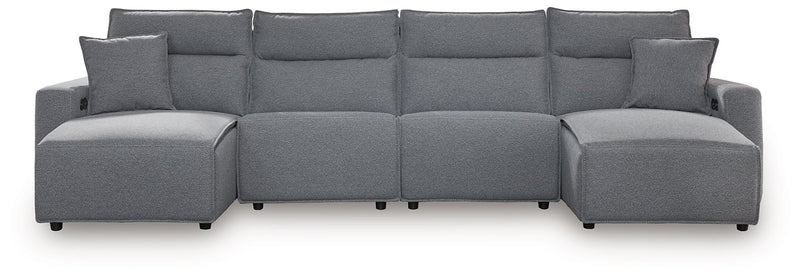 Modmax Power Reclining Sectional with Chaise - Watson's 87 Furniture (Middlefield,OH)