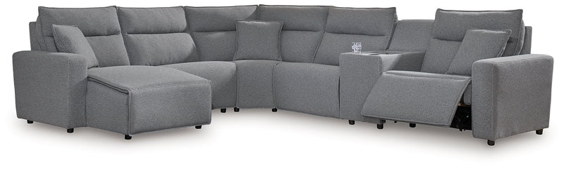Modmax Power Reclining Sectional with Chaise - Watson's 87 Furniture (Middlefield,OH)