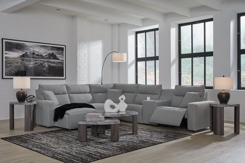 Modmax Power Reclining Sectional with Chaise - Watson's 87 Furniture (Middlefield,OH)