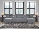 Modmax Power Reclining Sectional with Chaise - Watson's 87 Furniture (Middlefield,OH)