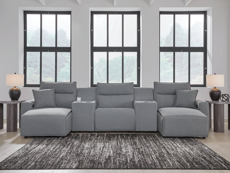 Modmax Power Reclining Sectional with Chaise - Watson's 87 Furniture (Middlefield,OH)