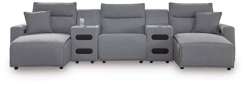 Modmax Power Reclining Sectional with Chaise - Watson's 87 Furniture (Middlefield,OH)