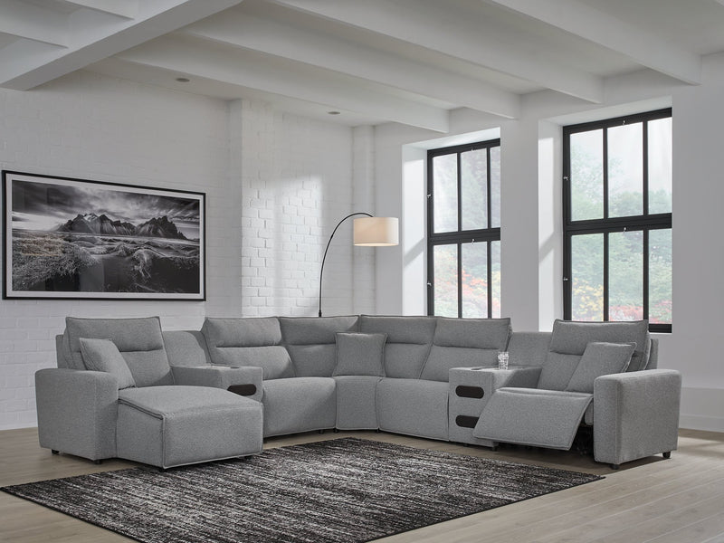 Modmax Power Reclining Sectional with Chaise - Watson's 87 Furniture (Middlefield,OH)