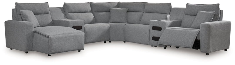 Modmax Power Reclining Sectional with Chaise - Watson's 87 Furniture (Middlefield,OH)