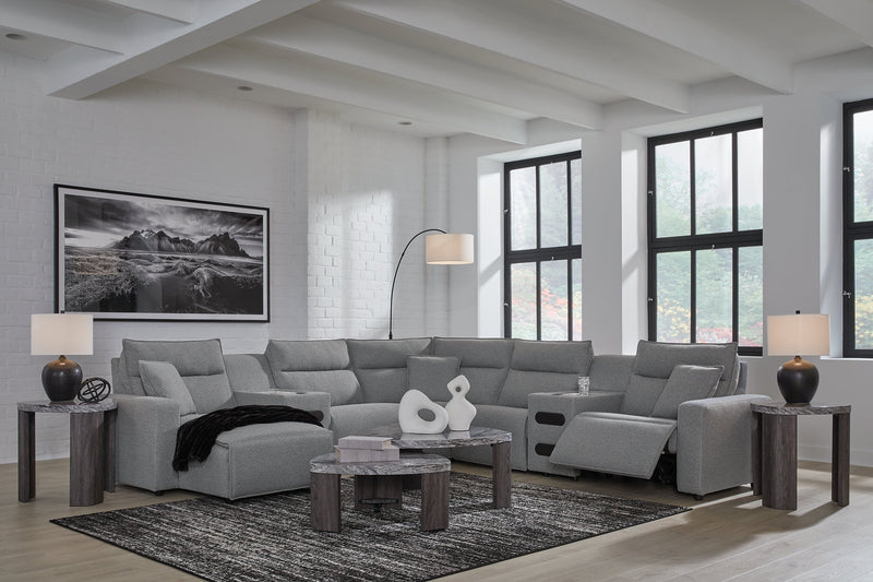 Modmax Power Reclining Sectional with Chaise - Watson's 87 Furniture (Middlefield,OH)