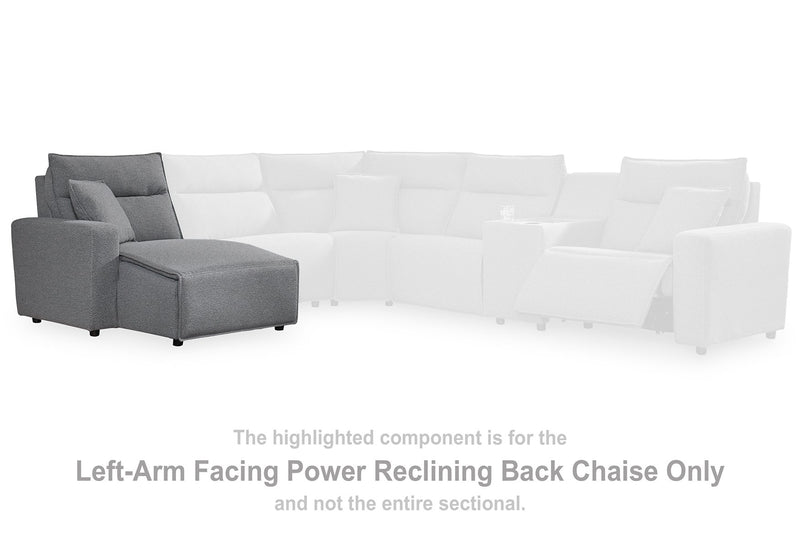 Modmax Power Reclining Sectional with Chaise - Watson's 87 Furniture (Middlefield,OH)
