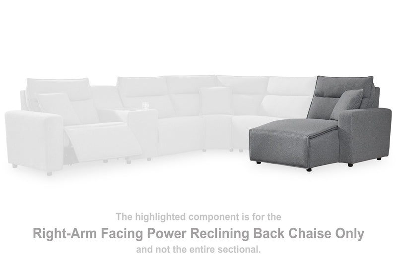 Modmax Power Reclining Sectional with Chaise - Watson's 87 Furniture (Middlefield,OH)