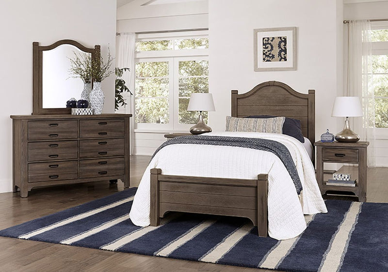 Vaughan-Bassett Bungalow Twin Arched Bed in Folkstone - Watson's 87 Furniture (Middlefield,OH)