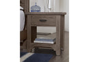 Vaughan-Bassett Bungalow 1 Drawer Nightstand in Folkstone - Watson's 87 Furniture (Middlefield,OH)