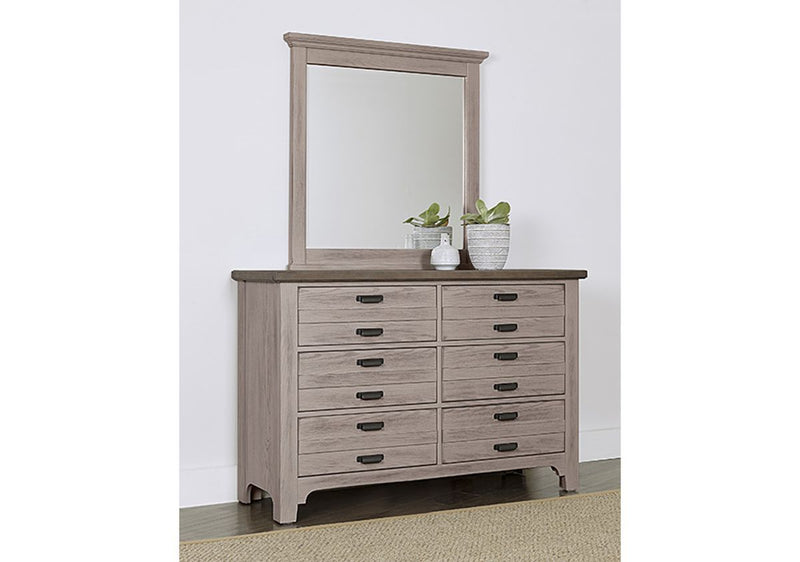 Vaughan-Bassett Bungalow Landscape Mirror in Dover - Watson's 87 Furniture (Middlefield,OH)