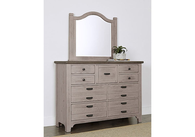 Vaughan-Bassett Bungalow Master Arch Mirror in Dover - Watson's 87 Furniture (Middlefield,OH)
