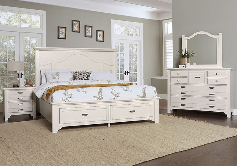 Vaughan-Bassett Bungalow 9 Drawer Master Dresser in Lattice - Watson's 87 Furniture (Middlefield,OH)