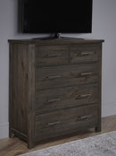 Vaughan Bassett Dovetail Standing Dresser in Java - Watson's 87 Furniture (Middlefield,OH)