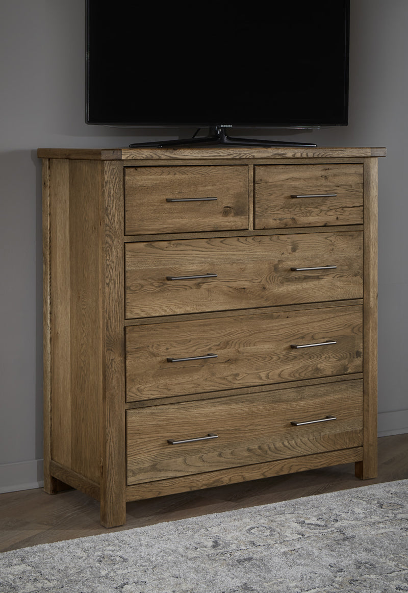 Vaughan Bassett Dovetail Standing Dresser in Natural - Watson's 87 Furniture (Middlefield,OH)