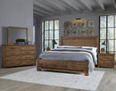 Vaughan Bassett Dovetail Cal King Poster Bed with 6x6 Footboard in Natural - Watson's 87 Furniture (Middlefield,OH)
