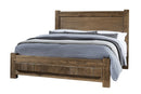 Vaughan Bassett Dovetail Queen Poster Bed with 6x6 Footboard in Natural image