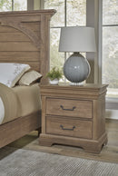 Vaughan Bassett Vista Nightstand in Natural Oak - Watson's 87 Furniture (Middlefield,OH)