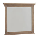 Vaughan Bassett Vista Landscape Mirror in Natural Oak image