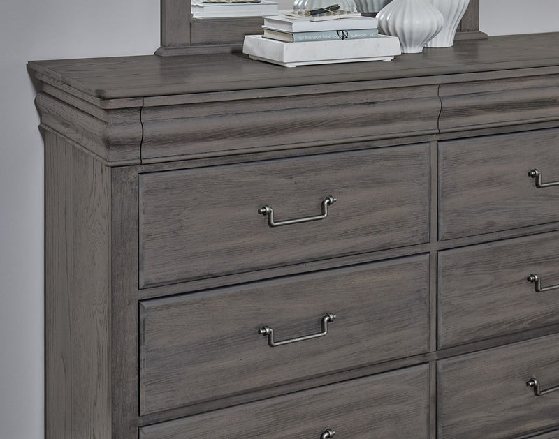 Vaughan Bassett Vista 8-Dresser in Grey Oak - Watson's 87 Furniture (Middlefield,OH)