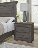 Vaughan Bassett Vista Nightstand in Grey Oak - Watson's 87 Furniture (Middlefield,OH)