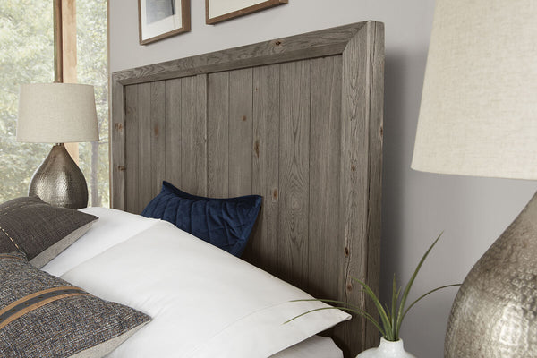 Vaughan Bassett Yellowstone Queen Panel Bed in Dapple Grey