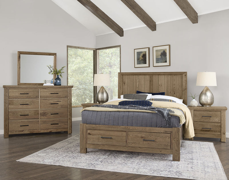 Vaughan Bassett Yellowstone 8 Drawer Dresser in Chestnut Natural - Watson's 87 Furniture (Middlefield,OH)