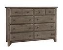 Vaughan Bassett Cool Farmhouse Dresser in Grey image