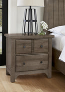Vaughan Bassett Cool Farmhouse Nightstand in Grey - Watson's 87 Furniture (Middlefield,OH)