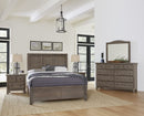 Vaughan Bassett Cool Farmhouse Panel Queen Bed in Grey - Watson's 87 Furniture (Middlefield,OH)