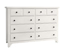 Vaughan Bassett Cool Farmhouse Dresser in Soft White image