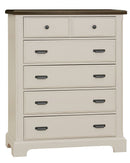 Vaughan Bassett Lancaster County 5 Drawer Chest in Dove Grey image